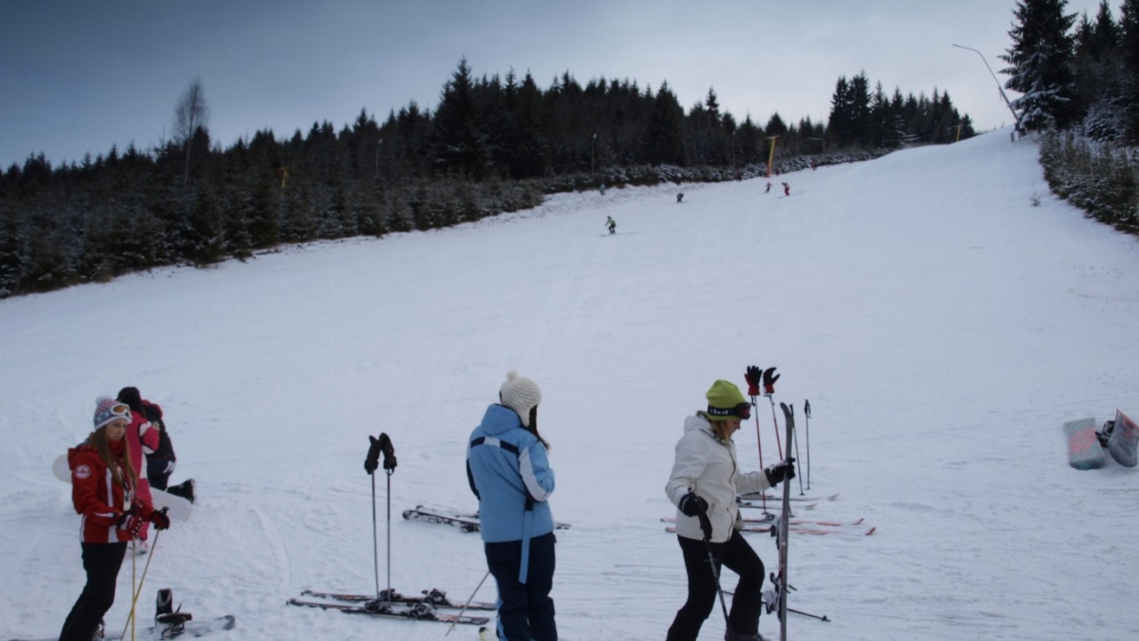 partie de ski